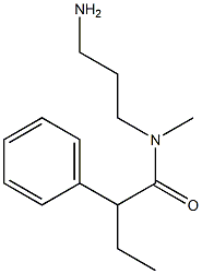 N-(3-aminopropyl)-N-methyl-2-phenylbutanamide Struktur