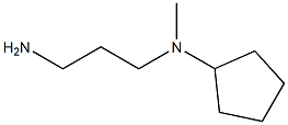 N-(3-aminopropyl)-N-methylcyclopentanamine Struktur