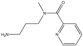 N-(3-aminopropyl)-N-methylpyridine-2-carboxamide Struktur