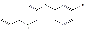 N-(3-bromophenyl)-2-(prop-2-en-1-ylamino)acetamide Struktur