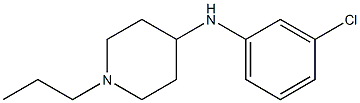 N-(3-chlorophenyl)-1-propylpiperidin-4-amine Struktur