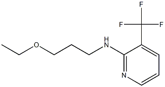 N-(3-ethoxypropyl)-3-(trifluoromethyl)pyridin-2-amine Struktur