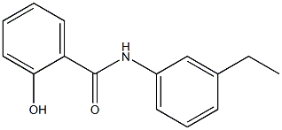 N-(3-ethylphenyl)-2-hydroxybenzamide Struktur