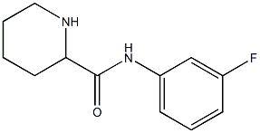 N-(3-fluorophenyl)piperidine-2-carboxamide Struktur