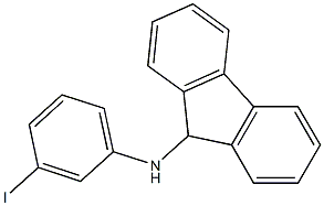 N-(3-iodophenyl)-9H-fluoren-9-amine Struktur