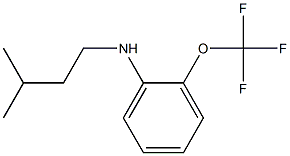 N-(3-methylbutyl)-2-(trifluoromethoxy)aniline Struktur