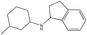 N-(3-methylcyclohexyl)-2,3-dihydro-1H-inden-1-amine Struktur