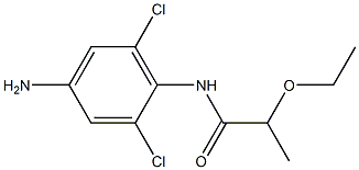 N-(4-amino-2,6-dichlorophenyl)-2-ethoxypropanamide Struktur