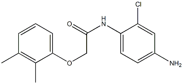 N-(4-amino-2-chlorophenyl)-2-(2,3-dimethylphenoxy)acetamide Struktur