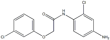 N-(4-amino-2-chlorophenyl)-2-(3-chlorophenoxy)acetamide Struktur