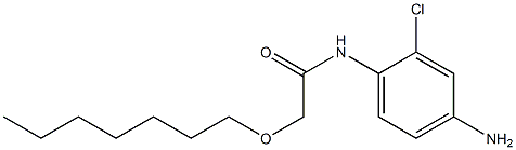 N-(4-amino-2-chlorophenyl)-2-(heptyloxy)acetamide Struktur