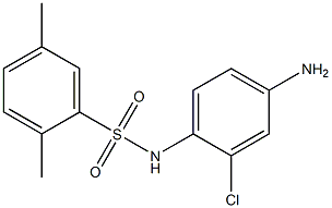 N-(4-amino-2-chlorophenyl)-2,5-dimethylbenzene-1-sulfonamide Struktur