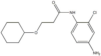 N-(4-amino-2-chlorophenyl)-3-(cyclohexyloxy)propanamide Struktur