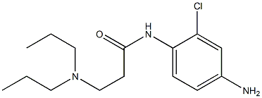 N-(4-amino-2-chlorophenyl)-3-(dipropylamino)propanamide Struktur