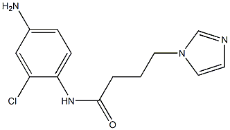 N-(4-amino-2-chlorophenyl)-4-(1H-imidazol-1-yl)butanamide Struktur