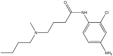 N-(4-amino-2-chlorophenyl)-4-[butyl(methyl)amino]butanamide Struktur