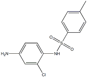 N-(4-amino-2-chlorophenyl)-4-methylbenzenesulfonamide Struktur