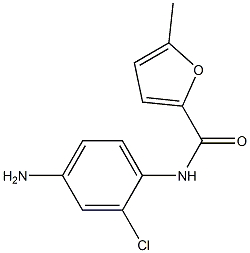 N-(4-amino-2-chlorophenyl)-5-methylfuran-2-carboxamide Struktur