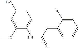 N-(4-amino-2-methoxyphenyl)-2-(2-chlorophenyl)acetamide Struktur