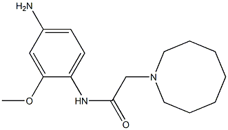 N-(4-amino-2-methoxyphenyl)-2-(azocan-1-yl)acetamide Struktur