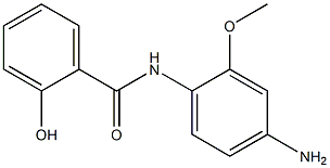 N-(4-amino-2-methoxyphenyl)-2-hydroxybenzamide Struktur