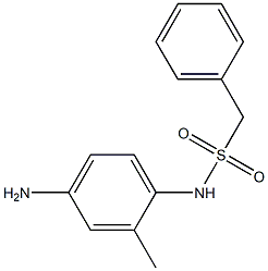 N-(4-amino-2-methylphenyl)-1-phenylmethanesulfonamide Struktur