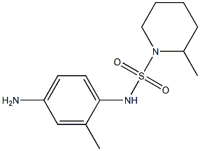 N-(4-amino-2-methylphenyl)-2-methylpiperidine-1-sulfonamide Struktur