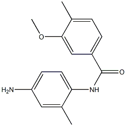 N-(4-amino-2-methylphenyl)-3-methoxy-4-methylbenzamide Struktur