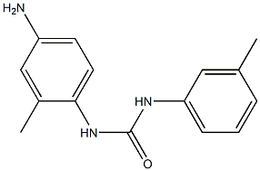 N-(4-amino-2-methylphenyl)-N'-(3-methylphenyl)urea Struktur