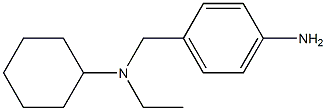 N-(4-aminobenzyl)-N-cyclohexyl-N-ethylamine Struktur