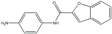 N-(4-aminophenyl)-1-benzofuran-2-carboxamide Struktur