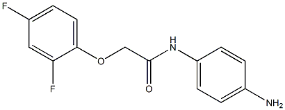 N-(4-aminophenyl)-2-(2,4-difluorophenoxy)acetamide Struktur