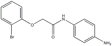 N-(4-aminophenyl)-2-(2-bromophenoxy)acetamide Struktur