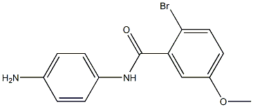 N-(4-aminophenyl)-2-bromo-5-methoxybenzamide Struktur