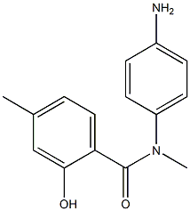 N-(4-aminophenyl)-2-hydroxy-N,4-dimethylbenzamide Struktur