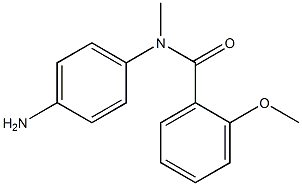 N-(4-aminophenyl)-2-methoxy-N-methylbenzamide Struktur