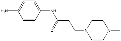 N-(4-aminophenyl)-3-(4-methylpiperazin-1-yl)propanamide Struktur