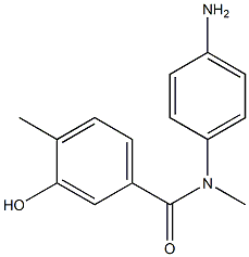 N-(4-aminophenyl)-3-hydroxy-N,4-dimethylbenzamide Struktur