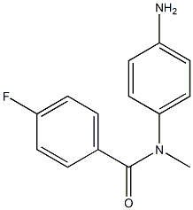 N-(4-aminophenyl)-4-fluoro-N-methylbenzamide Struktur