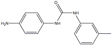 N-(4-aminophenyl)-N'-(3-methylphenyl)urea Struktur