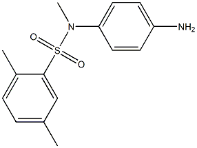 N-(4-aminophenyl)-N,2,5-trimethylbenzene-1-sulfonamide Struktur