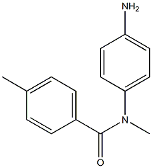 N-(4-aminophenyl)-N,4-dimethylbenzamide Struktur