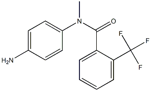 N-(4-aminophenyl)-N-methyl-2-(trifluoromethyl)benzamide Struktur