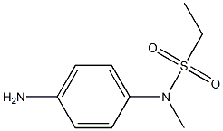 N-(4-aminophenyl)-N-methylethane-1-sulfonamide Struktur