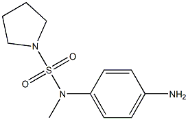 N-(4-aminophenyl)-N-methylpyrrolidine-1-sulfonamide Struktur