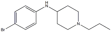 N-(4-bromophenyl)-1-propylpiperidin-4-amine Struktur