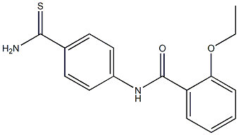 N-(4-carbamothioylphenyl)-2-ethoxybenzamide Struktur