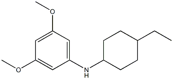 N-(4-ethylcyclohexyl)-3,5-dimethoxyaniline Struktur