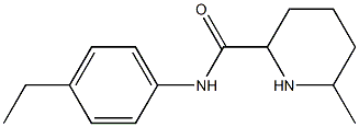 N-(4-ethylphenyl)-6-methylpiperidine-2-carboxamide Struktur