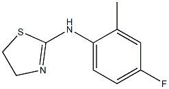 N-(4-fluoro-2-methylphenyl)-4,5-dihydro-1,3-thiazol-2-amine Struktur